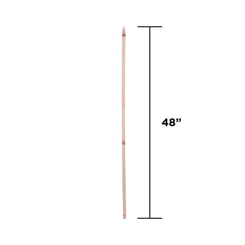 Panacea 48 in. H Brown Wood Plant Stake