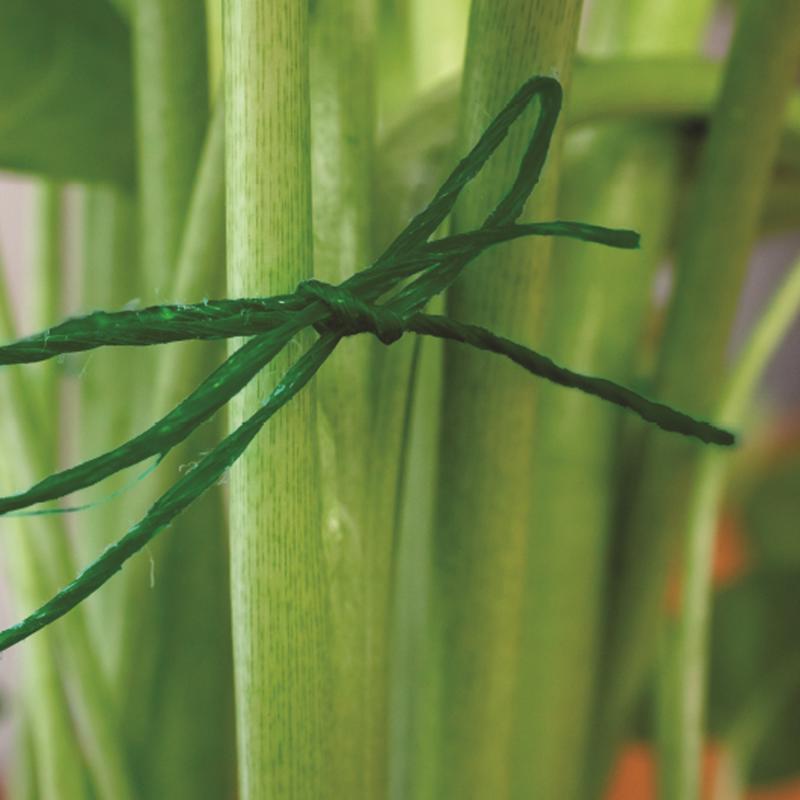 Panacea 0.08 in. W Green Fabric Garden Twine