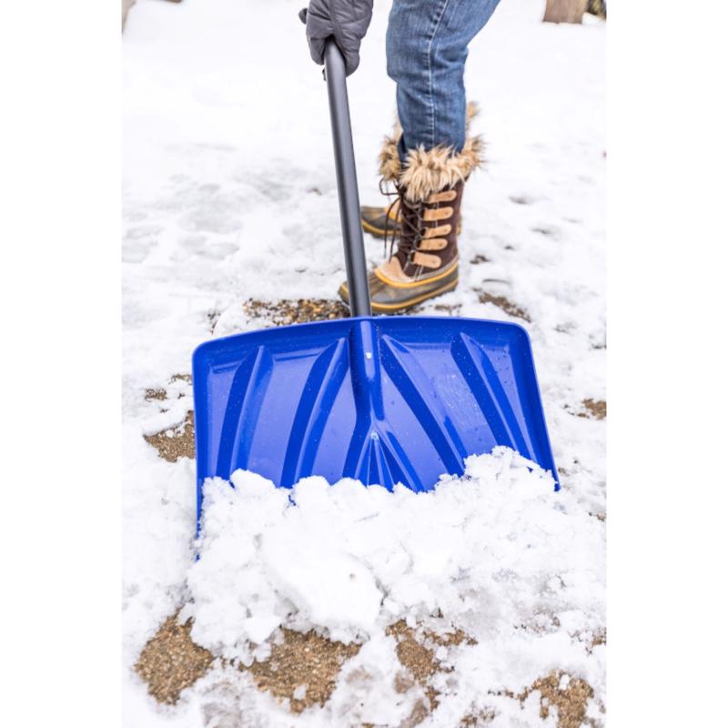 Suncast 18 in. W X 48 in. L Poly Snow Shovel
