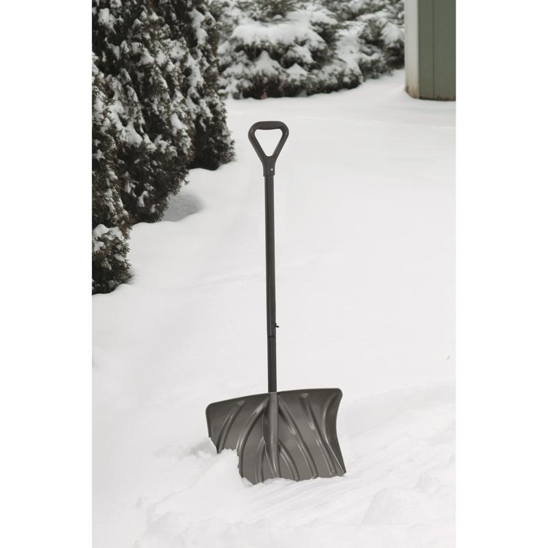 Suncast 20 in. W X 51 in. L Poly Snow Shovel