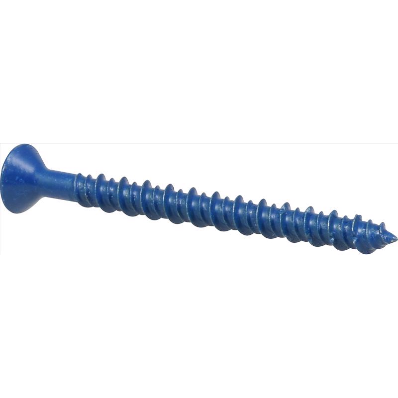 HILLMAN Tapper 3/16 in. D X 1.75 in. L Steel Flat Head Concrete Screw Anchor 100 pk