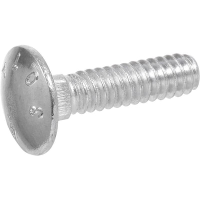 HILLMAN 3/16 in. X 1-1/2 in. L Zinc-Plated Steel Carriage Bolt 100 pk