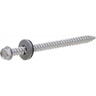 HILLMAN No. 10 Ga. X 3 in. L Hex HWH w/Neoprene Washer Head Self-Piercing Screws 50 pk