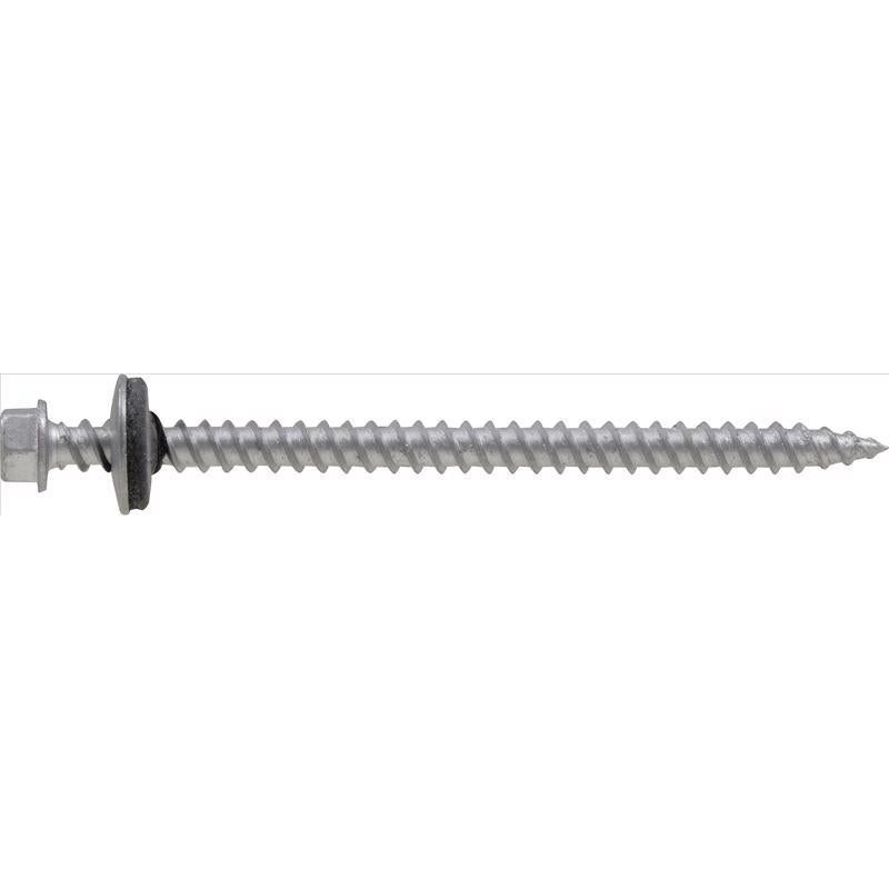 HILLMAN No. 10 Ga. X 3 in. L Hex HWH w/Neoprene Washer Head Self-Piercing Screws 50 pk