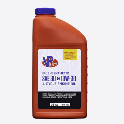 VP Racing Fuels 10W-30 4-Cycle Synthetic Motor Oil 32 oz