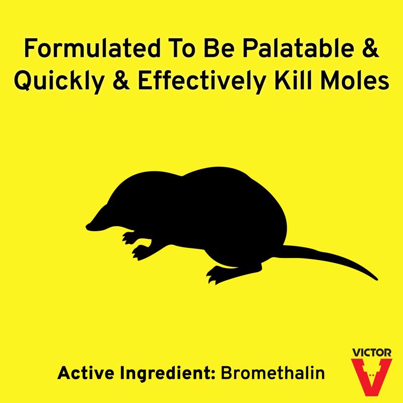 Victor Bait Worms For Gophers and Moles 10 pk