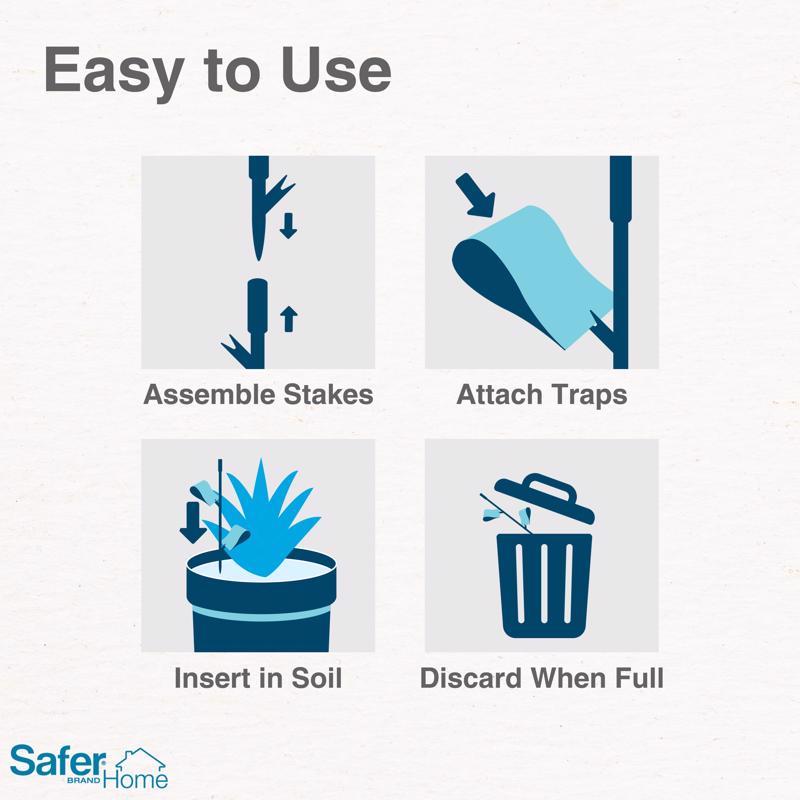 Safer Brand Houseplant Sticky Stakes