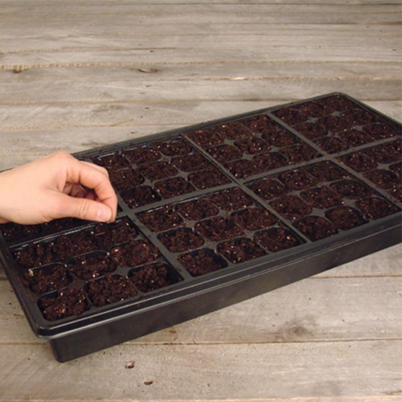 Jiffy Greenhouse 72 Cells 11 in. W X 22 in. L Seed Starting Kit