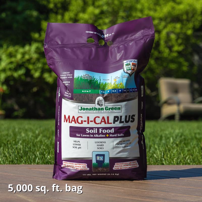 Jonathan Green Mag-I-Cal Plus for Lawns in Alkaline and Hard Soil Annual Program Lawn Conditioner Fo