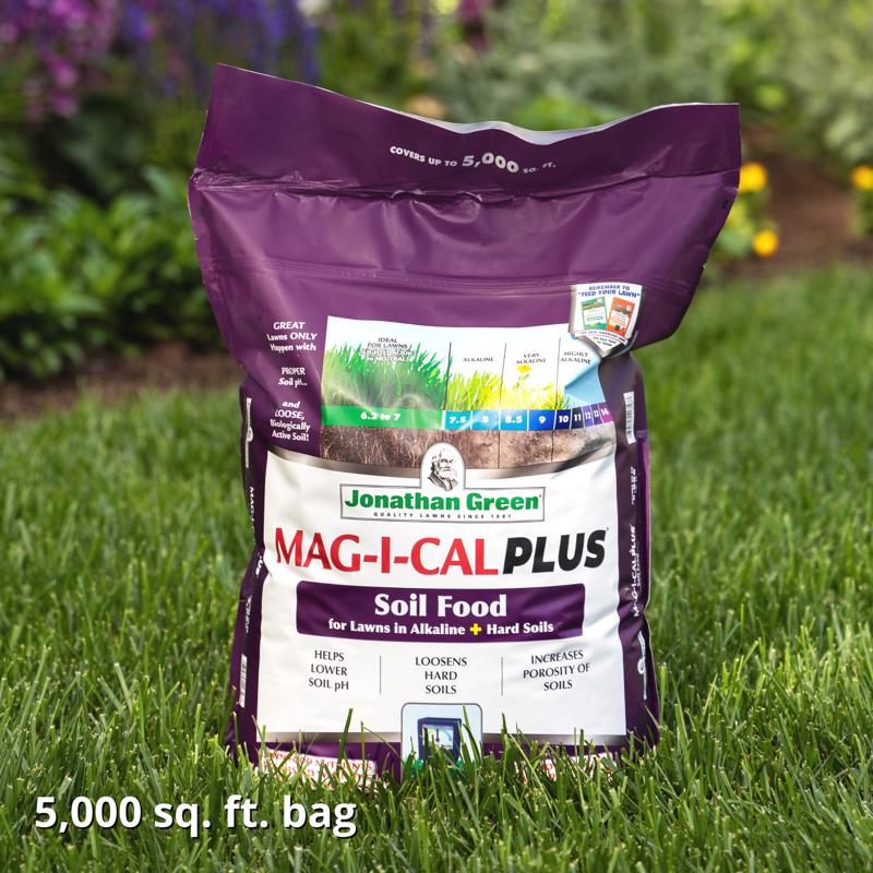 Jonathan Green Mag-I-Cal Plus for Lawns in Alkaline and Hard Soil Annual Program Lawn Conditioner Fo