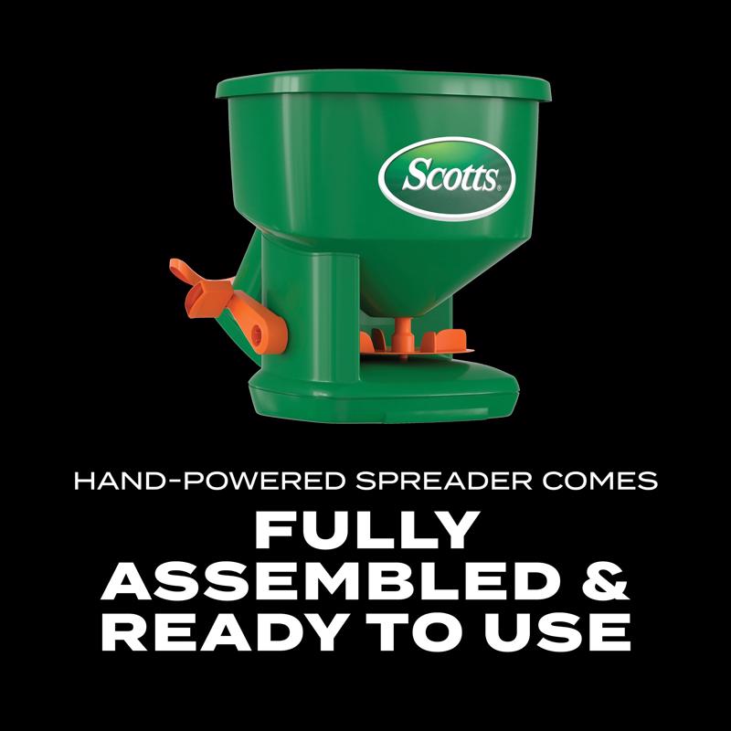 Scotts Whirl Handheld Spreader For Fertilizer/Ice Melt/Seed