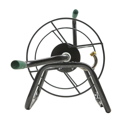 Yard Butler 75 ft. Silver Free Standing Hose Reel
