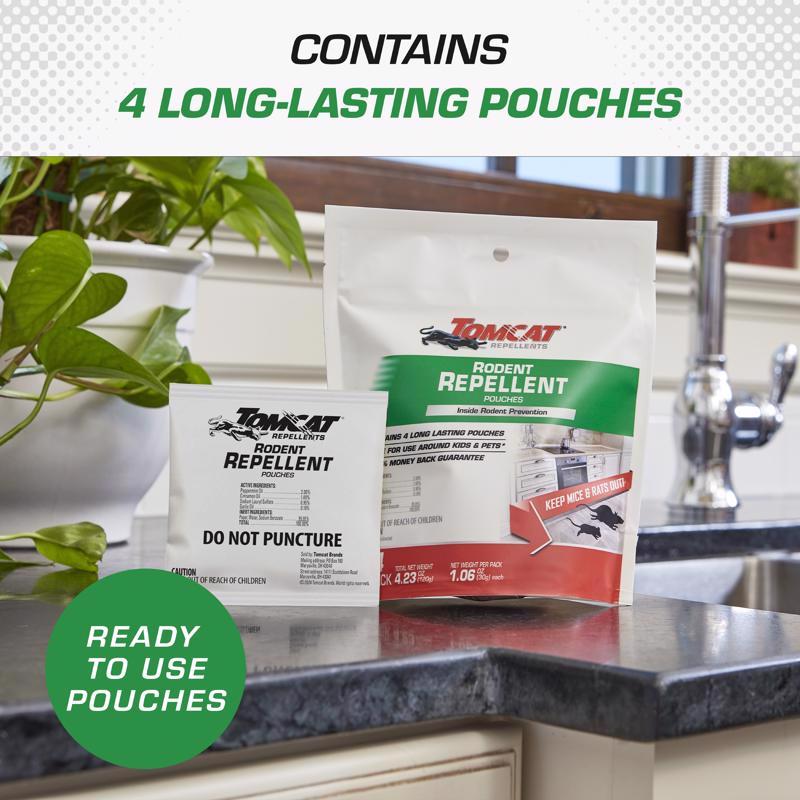 Tomcat Animal Repellent Pouch For Rodents