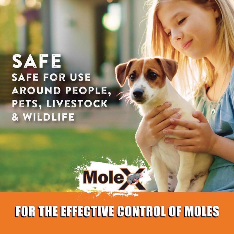 MoleX Non-Toxic Bait Pellets For Moles 8 oz