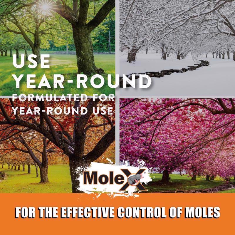 MoleX Non-Toxic Bait Pellets For Moles 8 oz