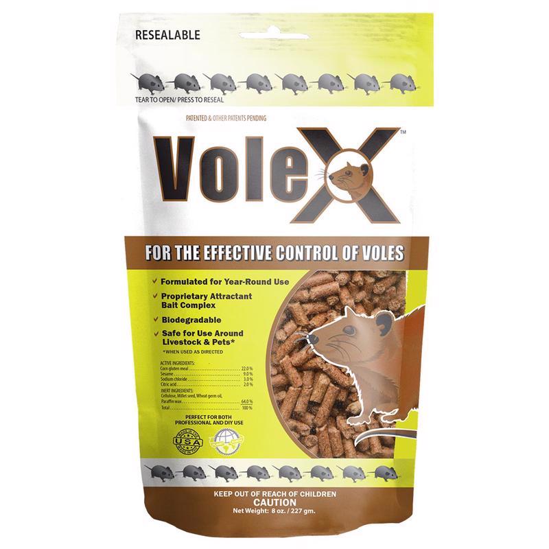 VoleX Non-Toxic Bait Pellets For Voles 8 oz