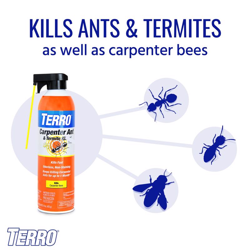 TERRO Carpenter Ant/Termite Killer Aerosol 16 oz