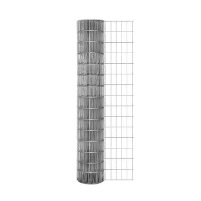 Garden Craft 60 in. H X 50 ft. L Steel Welded Wire Fence Silver