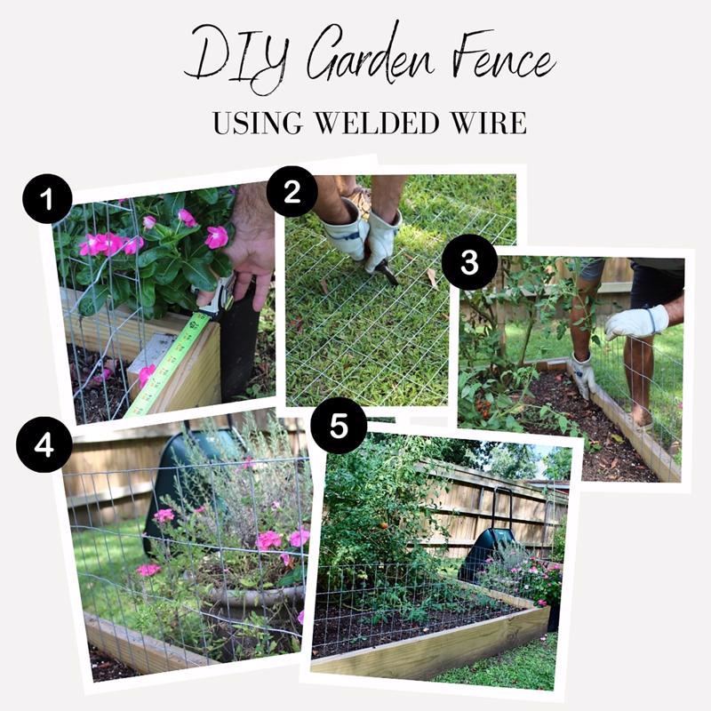 Garden Craft 36 in. H X 50 ft. L Steel Welded Wire Fence Silver