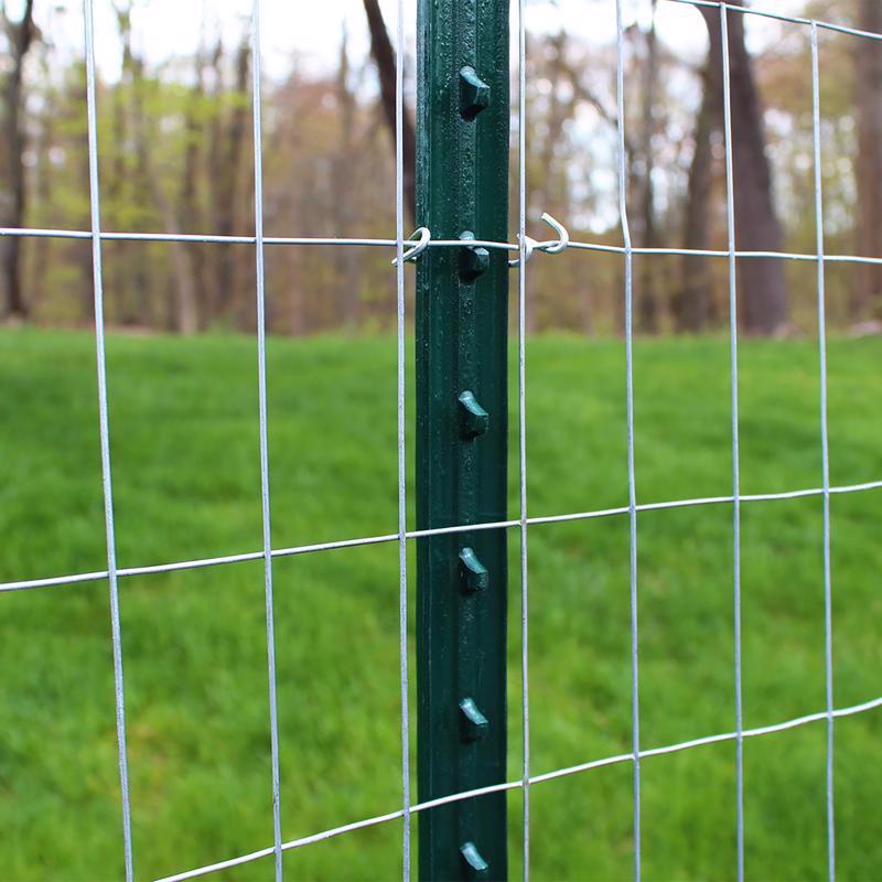 Garden Craft 48 in. H X 100 ft. L Steel Welded Wire Fence Silver