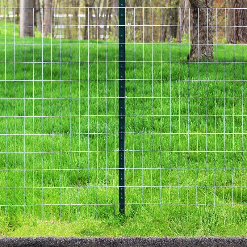 Garden Craft 48 in. H X 100 ft. L Steel Welded Wire Fence Silver