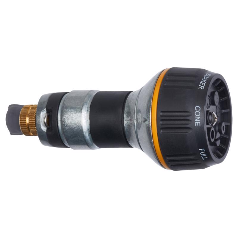 Melnor 7 Pattern Adjustable Multi-Pattern Metal Heavy-Duty Hose Nozzle