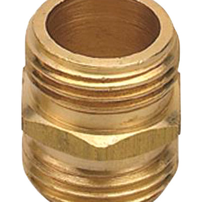 Orbit 3/4 in. Brass Threaded Double Male Hose Connector