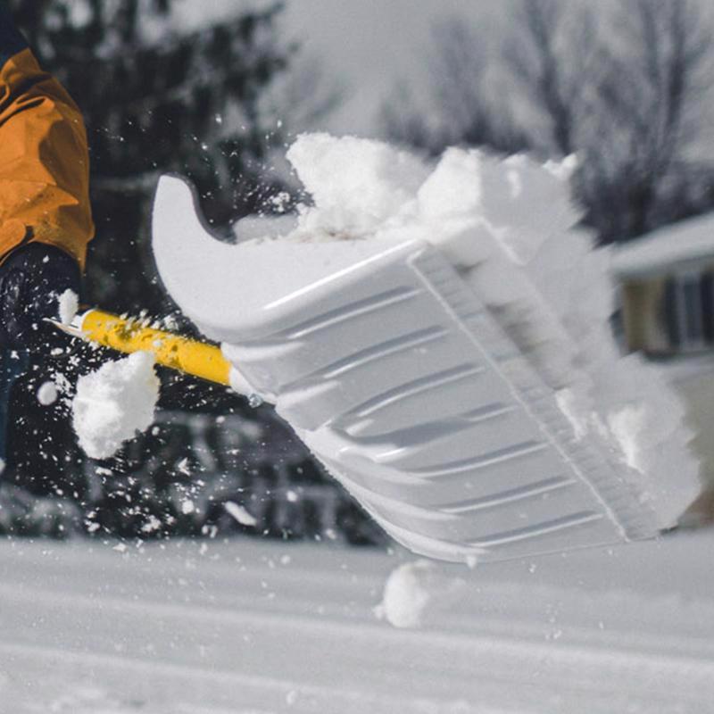 The Snowplow THE ORIGINAL SNOW PUSHER 18 in. W X 57.5 in. L Poly Snow Shovel