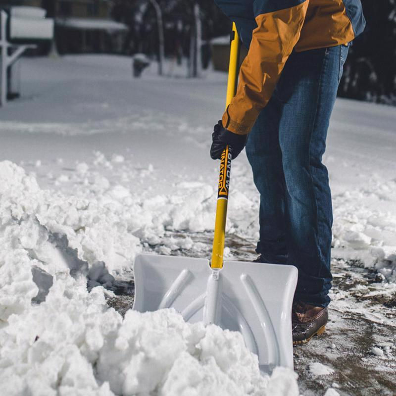 The Snowplow THE ORIGINAL SNOW PUSHER 18 in. W X 57.5 in. L Poly Snow Shovel