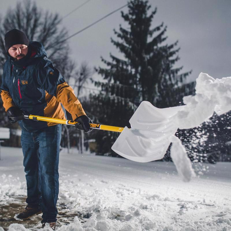 The Snowplow THE ORIGINAL SNOW PUSHER 18 in. W X 57.5 in. L Poly Snow Shovel