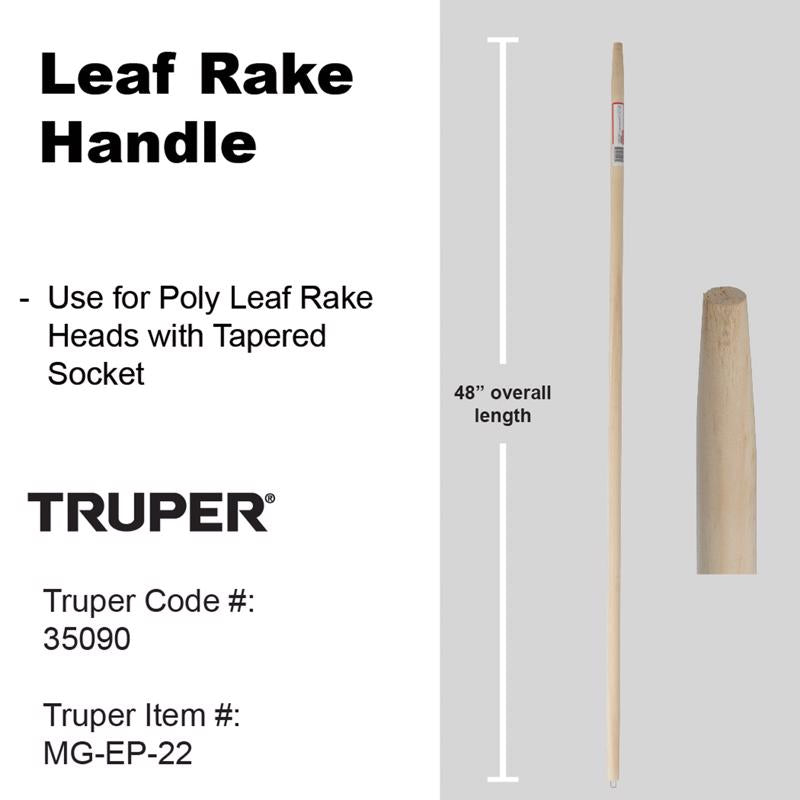 Truper 48 in. Wood Rake Replacement Handle