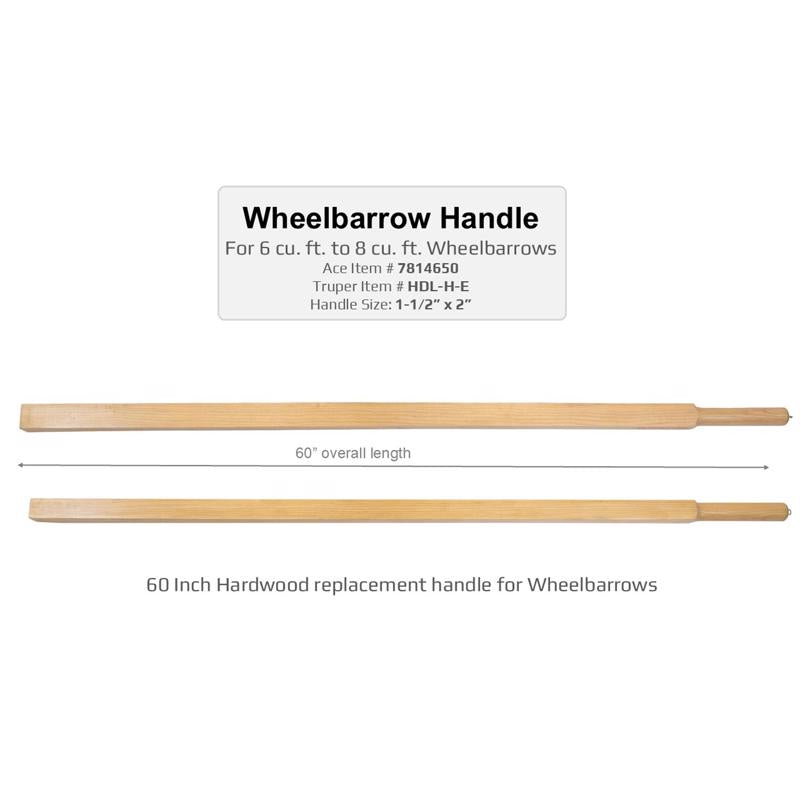 Truper Replacement Wheelbarrow Handle Hardwood