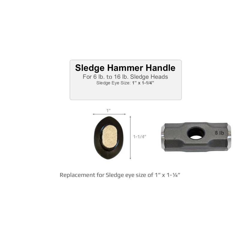 Truper 36 in. Fiberglass Maul Replacement Handle