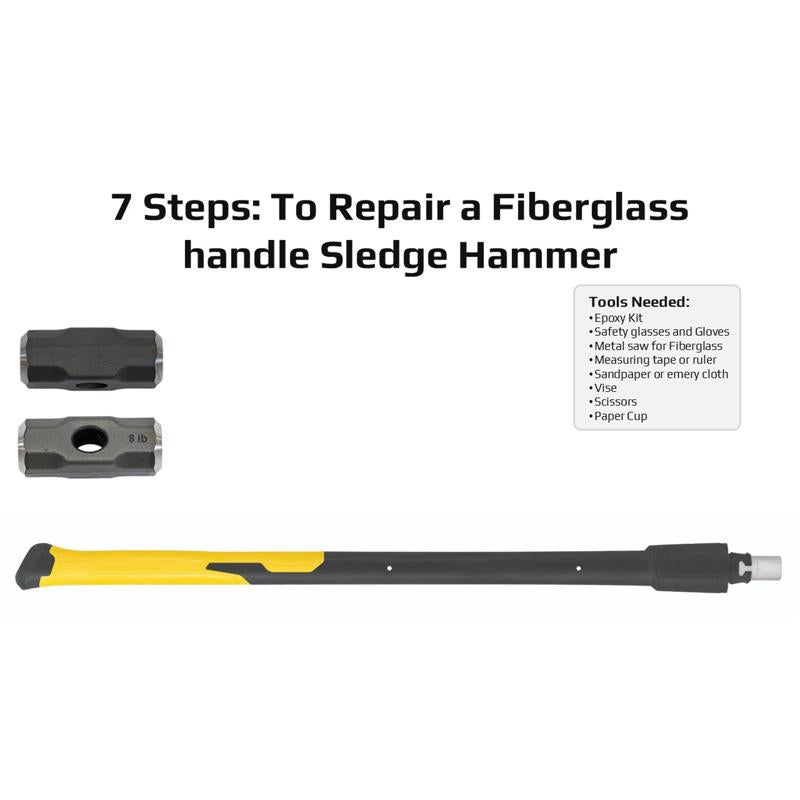 Truper 36 in. Fiberglass Maul Replacement Handle