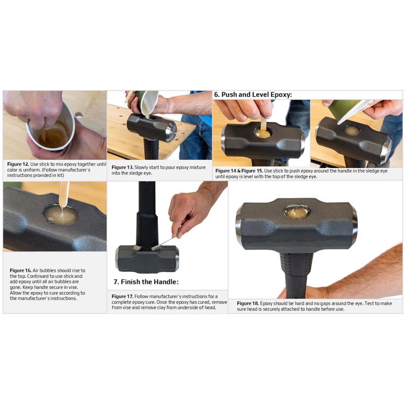 Truper 36 in. Fiberglass Maul Replacement Handle