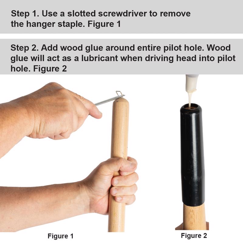 Truper 54 in. Wood Garden Hoe Replacement Handle