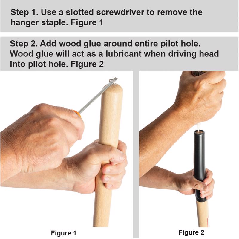 Truper 48 in. Wood Garden Fork Replacement Handle