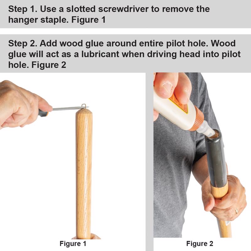 Truper 60 in. Wood Rake Replacement Handle