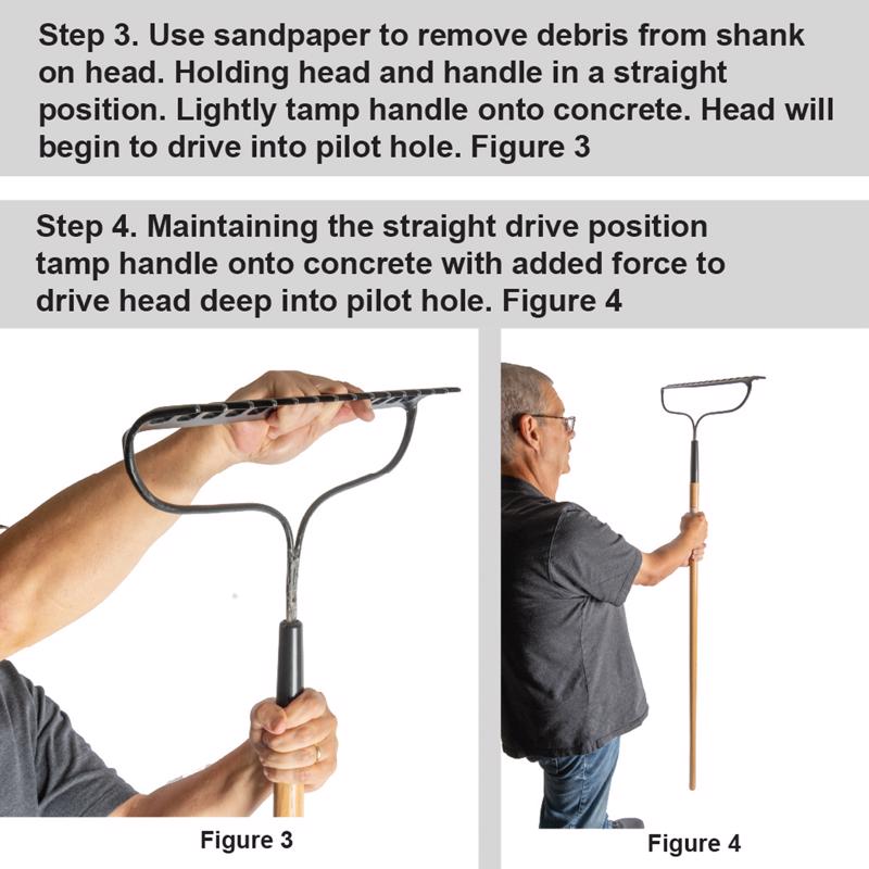Truper 60 in. Wood Rake Replacement Handle