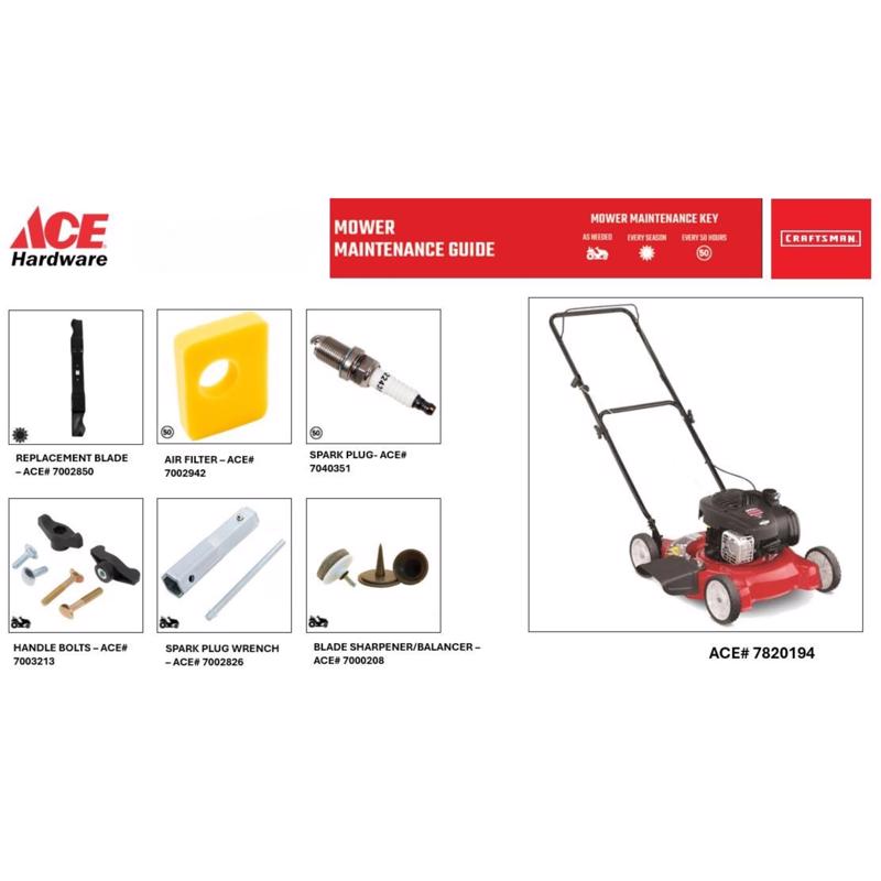Craftsman 11A-02T8793 20 in. 125 cc Gas Lawn Mower