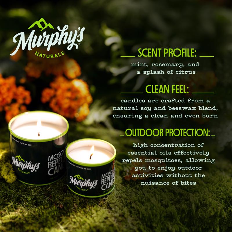 Murphy's Naturals Insect Repellent Candle For Mosquitoes/Other Flying Insects 9 oz