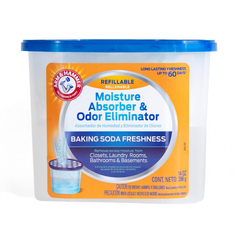 Arm & Hammer No Scent Moisture Absorber and Odor Eliminator 14 oz Beads