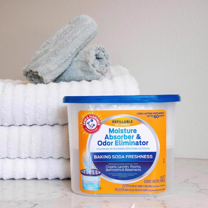 Arm & Hammer No Scent Moisture Absorber and Odor Eliminator 14 oz Beads