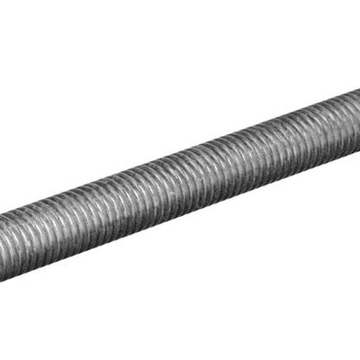 SteelWorks 3/8 in. D X 12 in. L Low Carbon Steel Threaded Rod