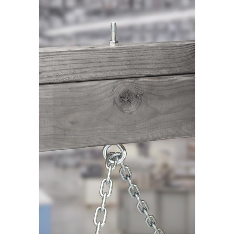 Hampton 1/2 in. X 12 in. L Zinc-Plated Steel Eyebolt Nut Included