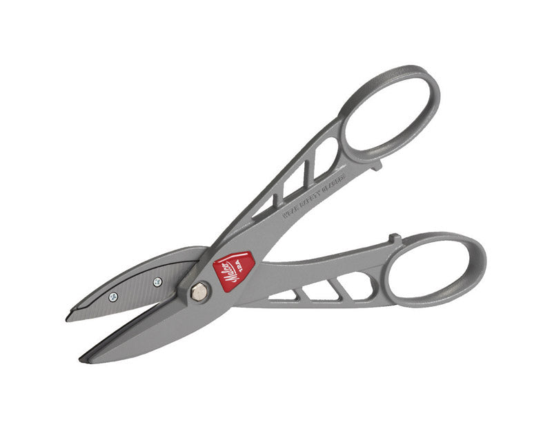 Malco 12 in. Steel Straight Andy Pattern Snip 24 Ga.