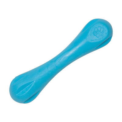West Paw Zogoflex For Dog Blue Plastic Hurley Bone Chew Dog Toy Large