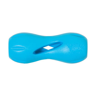 West Paw Zogoflex Blue Plastic Qwizl Dog Treat Toy/Dispenser Small