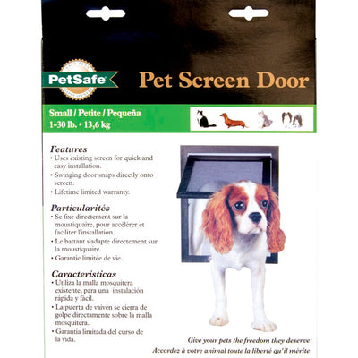 PetSafe 8 in. H X 10 in. W Small Plastic Pet Screen Door