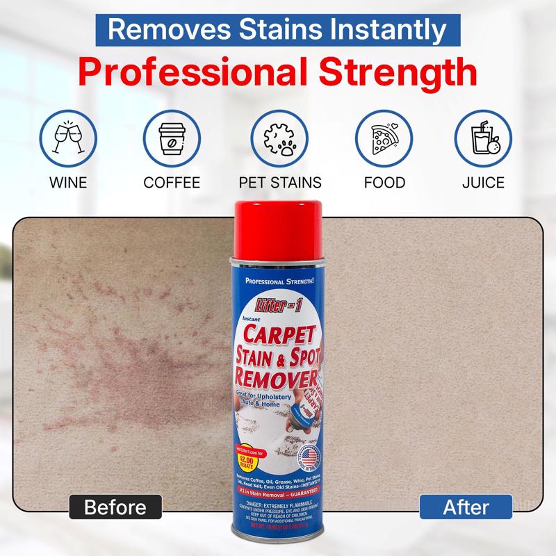 Lifter-1 No Scent Carpet Stain Remover 18 oz Liquid